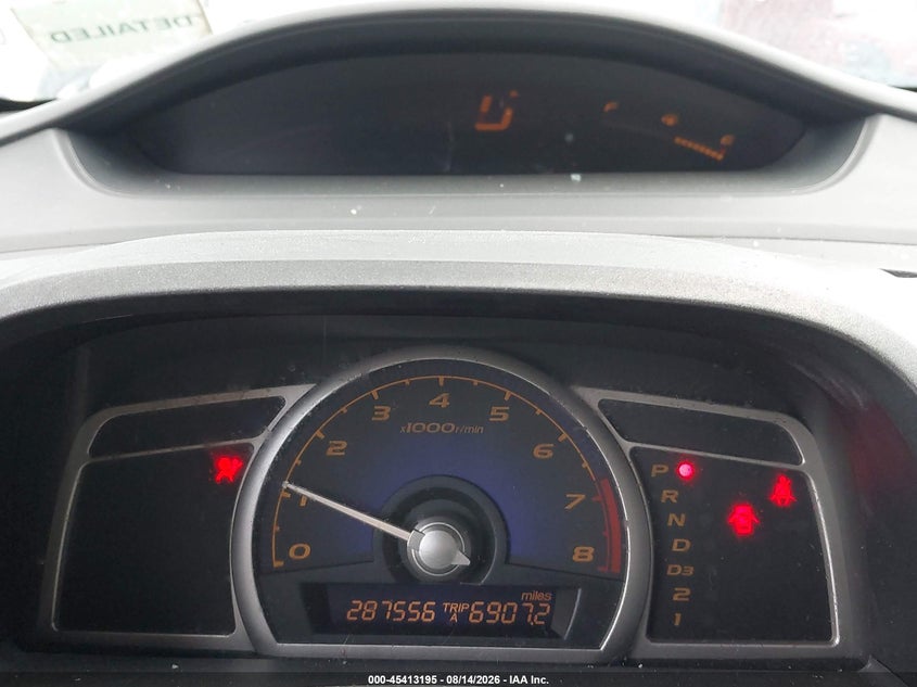 2007 HONDA CIVIC SEDAN 1.8L I-4 VVT, 140HP