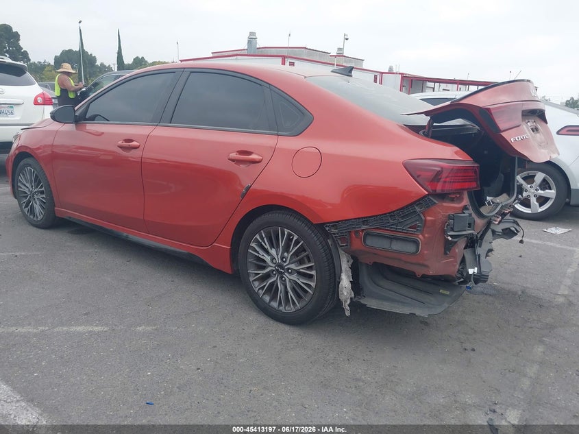 Vin: 3kpf54ad6ne430828, lot: 45911219, kia forte gt-line 20223