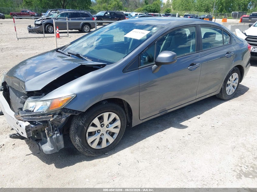 2012 Honda Civic Lx 19XFB2F56CE108282 photo 1