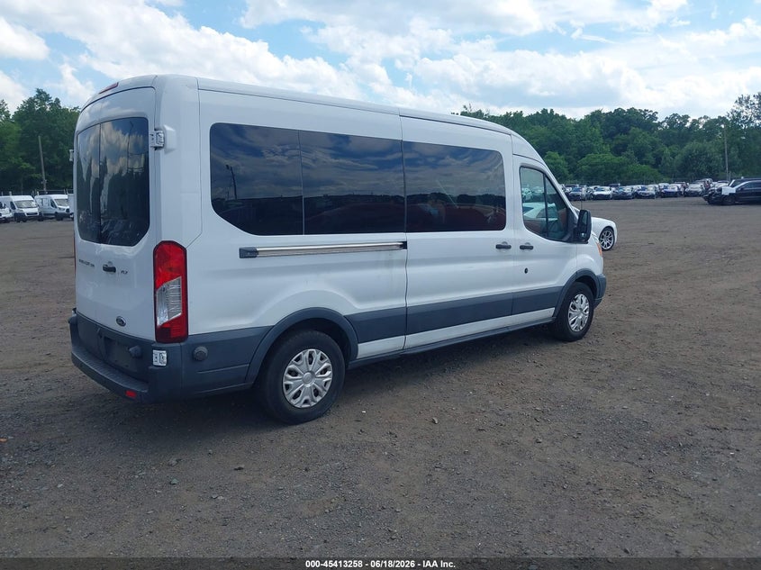 Vin: 1fbzx2cm4fka94849, lot: 45911280, ford transit-350 xlt 20154