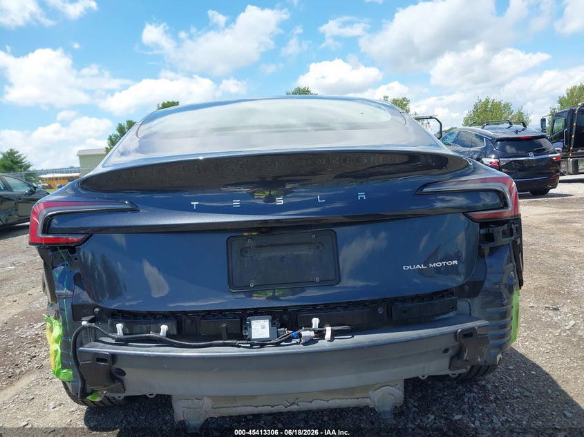 2025 Tesla Model 3 Long Range All-Wheel Drive VIN: 5YJ3E1EB8SF939528 Lot: 45413306
