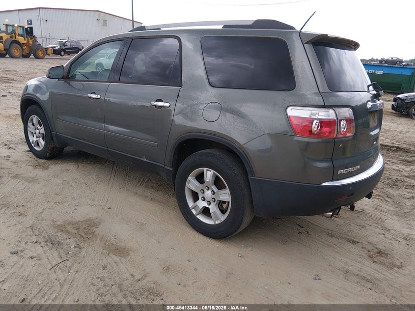 Vin: 1gkkrped8bj212066, lot: 45911366, gmc acadia sle 20113