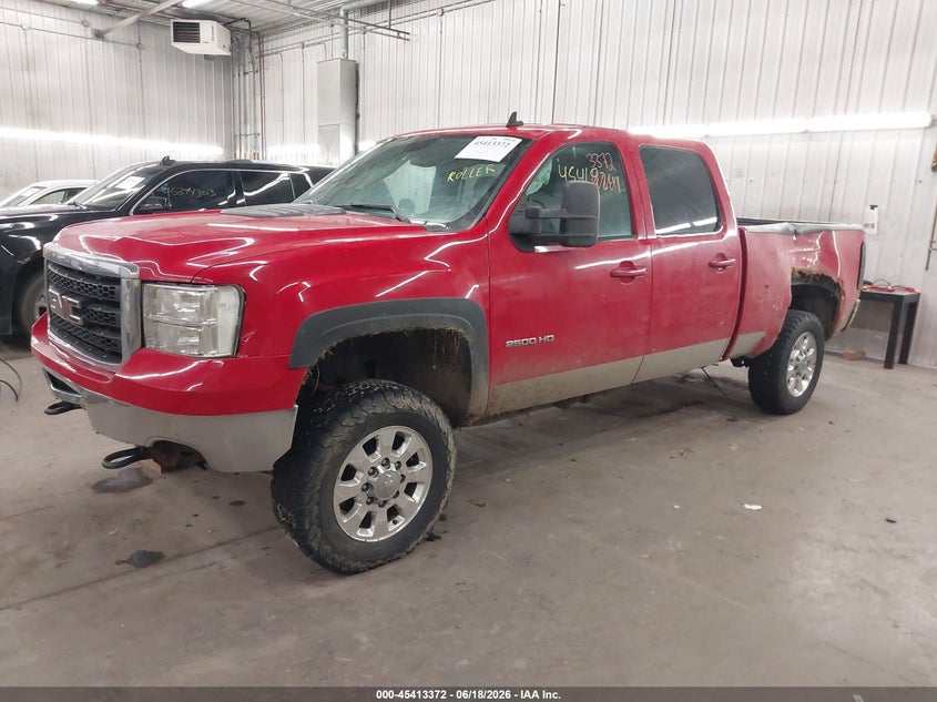 Vin: 1gt121eg8cf125811, lot: 45911394, gmc sierra 2500hd slt 20122