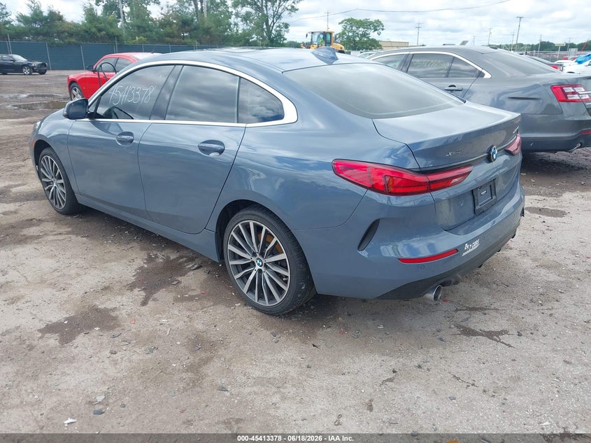 Vin: wba73ak08m7j15335, lot: 45911400, bmw 228i gran coupe xdrive 20213