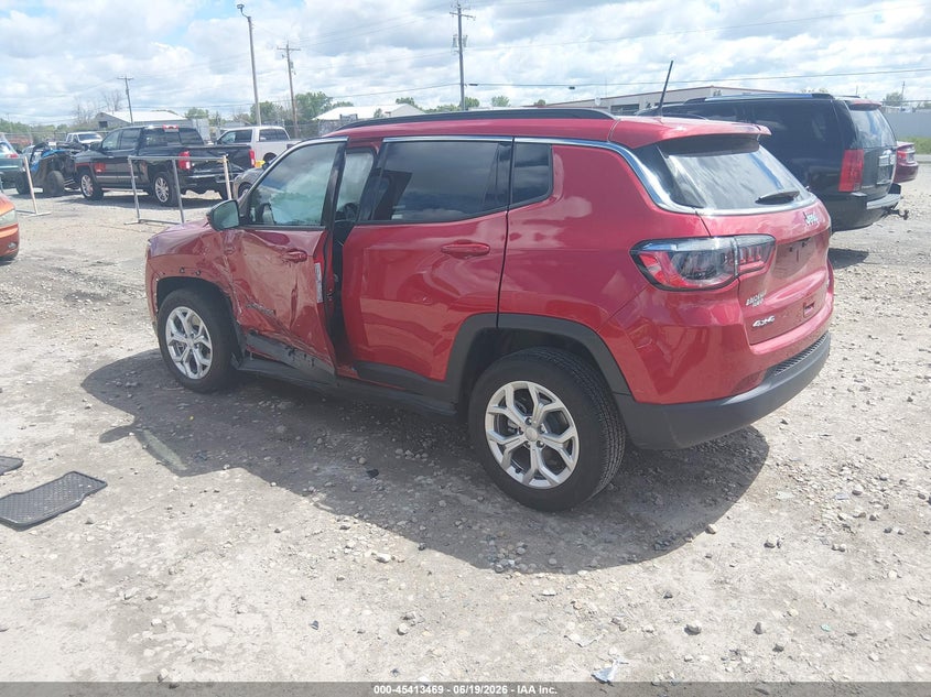 Vin: 3c4njdbn6rt175680, lot: 45911491, jeep compass latitude 4x4 20243