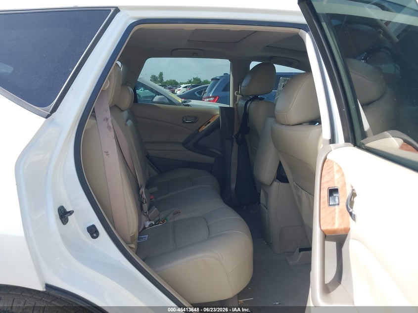 2013 Nissan Murano Le VIN: JN8AZ1MWXDW312509 Lot: 45413648