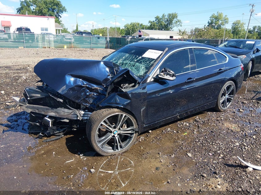 Vin: wba4j7c52kbm75975, lot: 45911691, bmw 440i gran coupe xdrive 20192