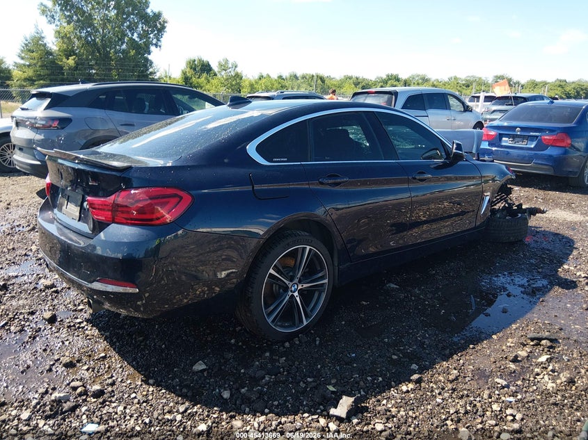 Vin: wba4j7c52kbm75975, lot: 45911691, bmw 440i gran coupe xdrive 20194