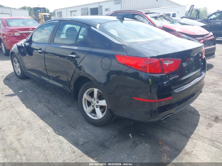 Vin: 5xxgm4a7xfg507128, lot: 45911697, kia optima lx 20153