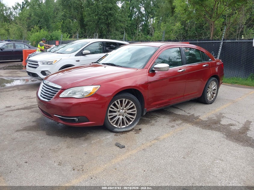 Vin: 1c3ccbcb5cn143227, lot: 45911765, chrysler 200 limited 20122
