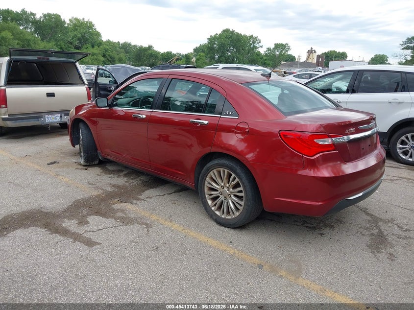 Vin: 1c3ccbcb5cn143227, lot: 45911765, chrysler 200 limited 20123