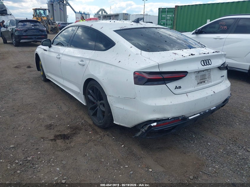 Vin: waudacf56pa052902, lot: 45911941, audi a5 sportback premium 45 tfsi s line quattro s tronic 20233