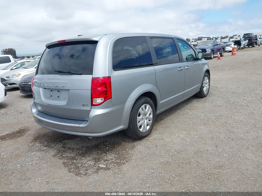 Vin: 2c4rdgbg5jr311798, lot: 45911968, dodge grand caravan se 20184