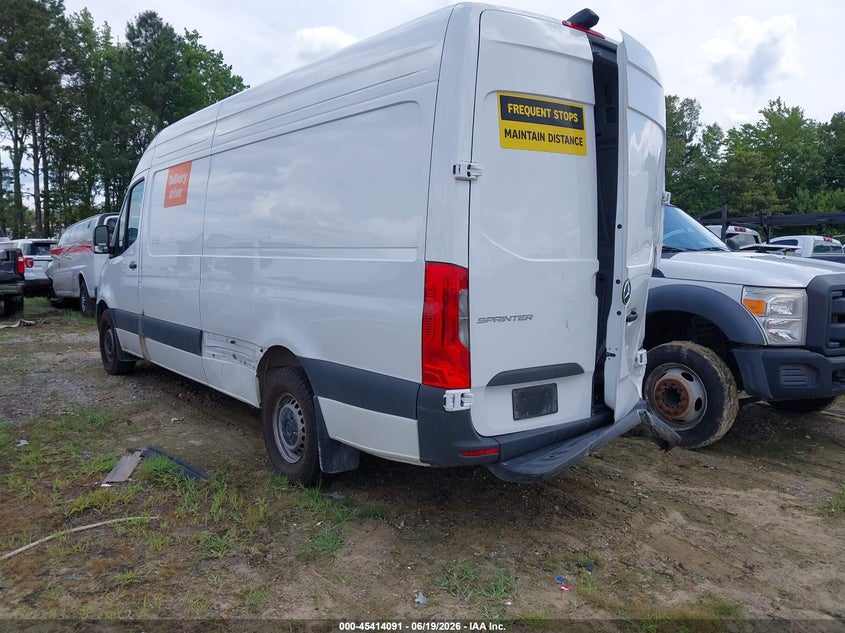 Vin: w1y4kchy4st231973, lot: 45912113, mercedes-benz sprinter 2500 high roof 4-cyl diesel 20253