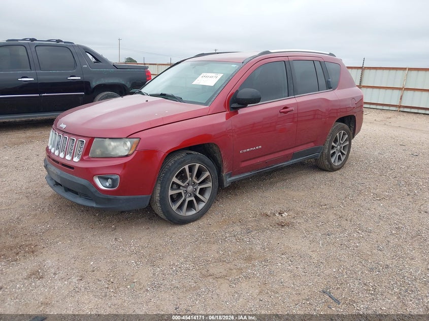 Vin: 1c4njccb7ed508161, lot: 45912193, jeep compass limited 20142