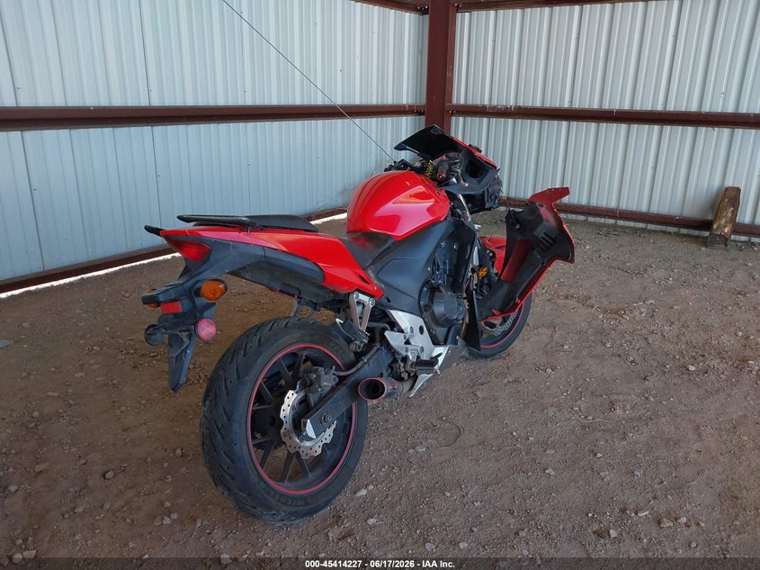 2013 HONDA CBR500 auction photo 4