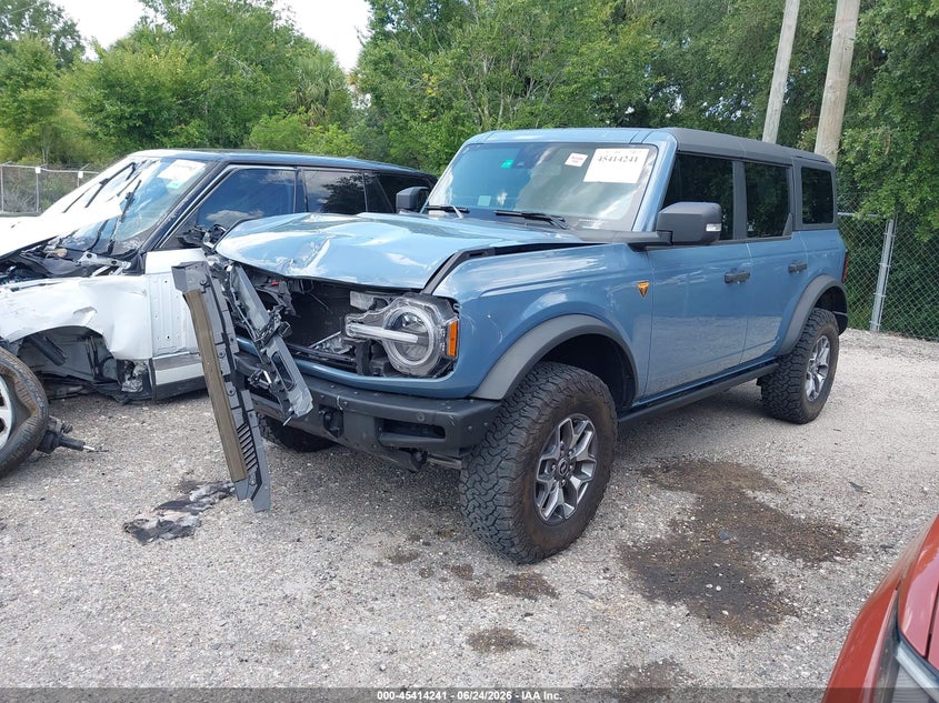 Vin: 1fmee9bp8rla04438, lot: 45912263, ford bronco badlands 20242