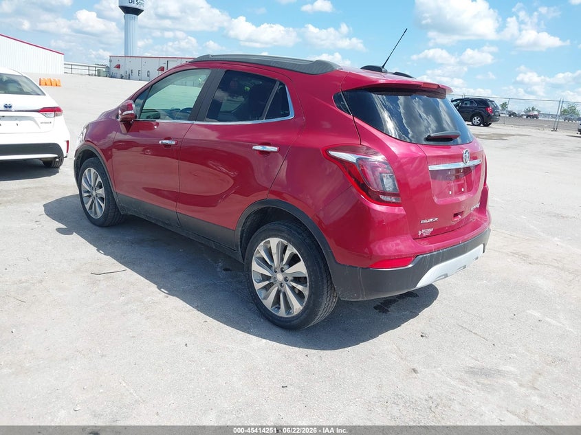 Vin: kl4cjesb3hb101131, lot: 45912273, buick encore preferred 20173
