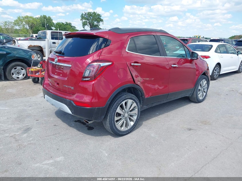 Vin: kl4cjesb3hb101131, lot: 45912273, buick encore preferred 20174