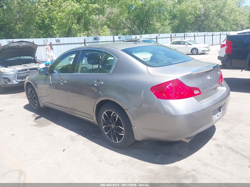 2008 INFINITI G35X auction photo 3