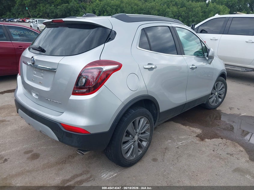 Vin: kl4cjasb0lb020511, lot: 45912369, buick encore fwd preferred 20204