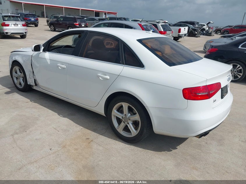 Vin: wauafafl2da157410, lot: 45912437, audi a4 2.0t premium 20133