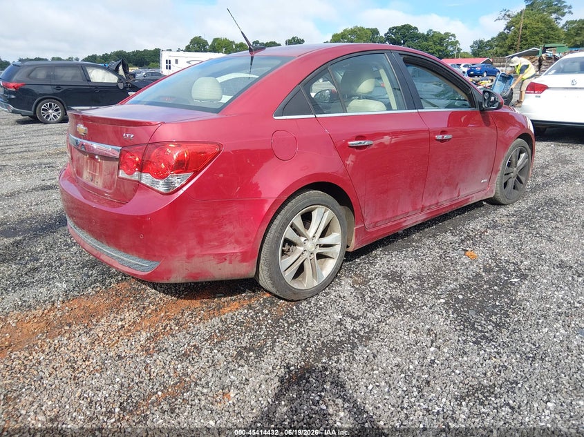 2012 CHEVROLET CRUZE SEDAN 1.4L I-4 DOHC, VVT, TURBO, 138HP