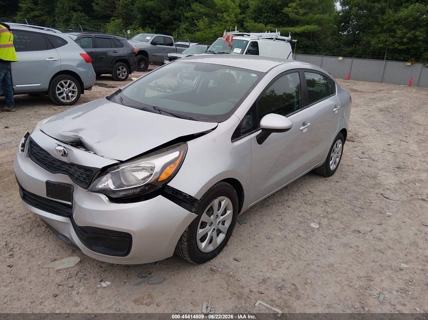 Vin: knadm4a3xd6308492, lot: 45912531, kia rio lx 20132