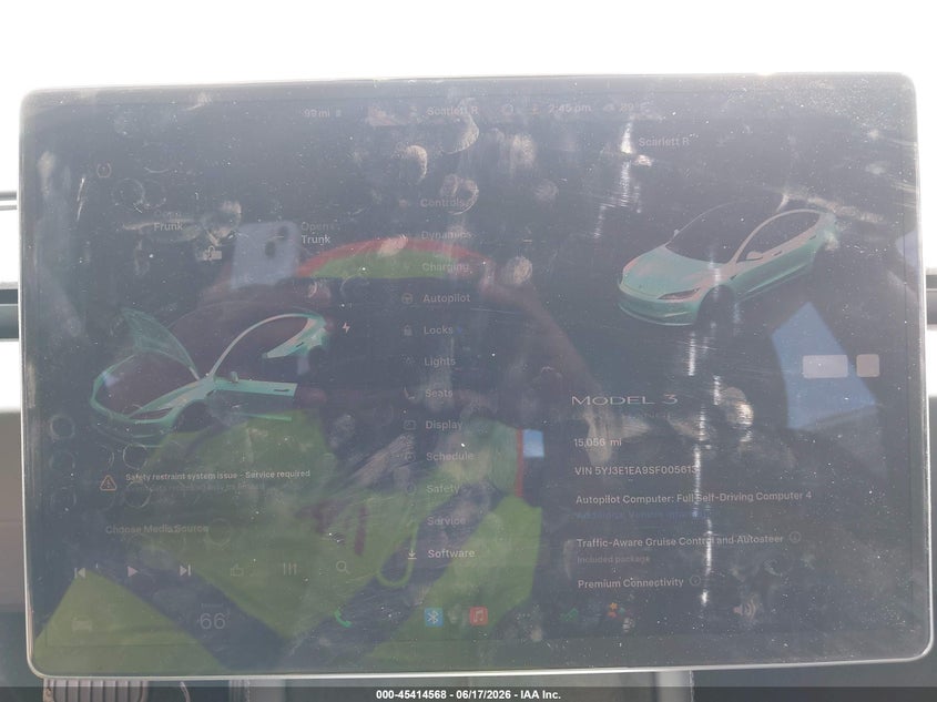 2025 TESLA MODEL 3 auction photo 7