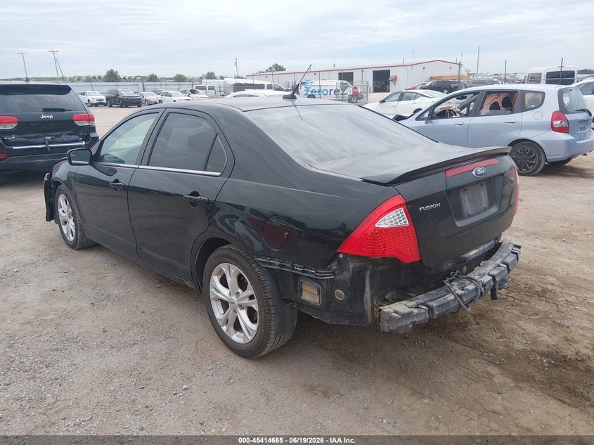 2012 FORD FUSION auction photo 3