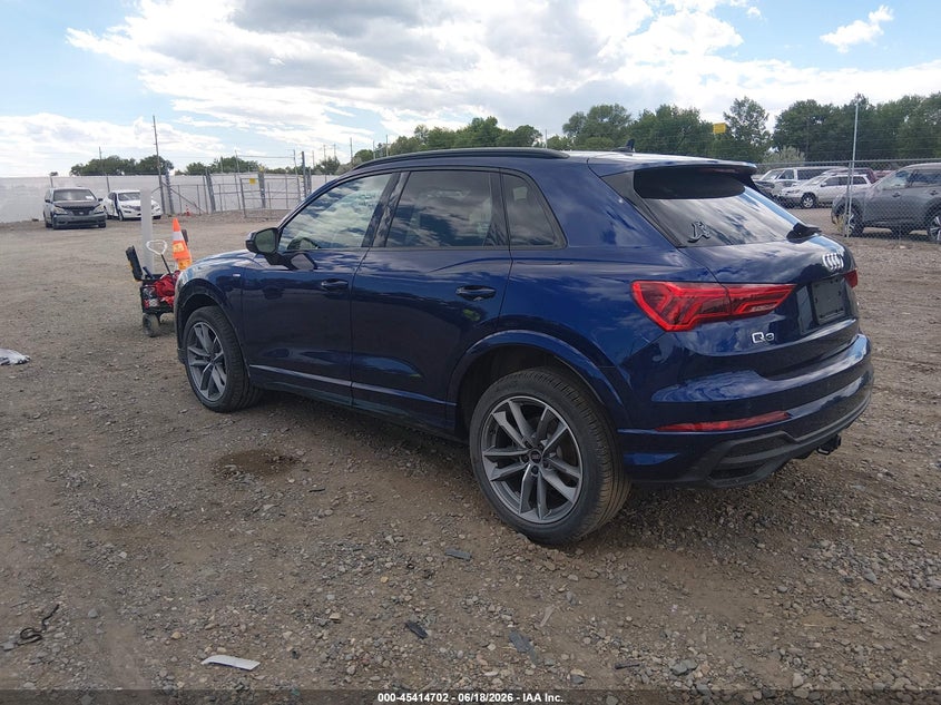 Vin: wa1eecf34r1111288, lot: 45912723, audi q3 premium plus 45 tfsi s line quattro tiptronic 20243