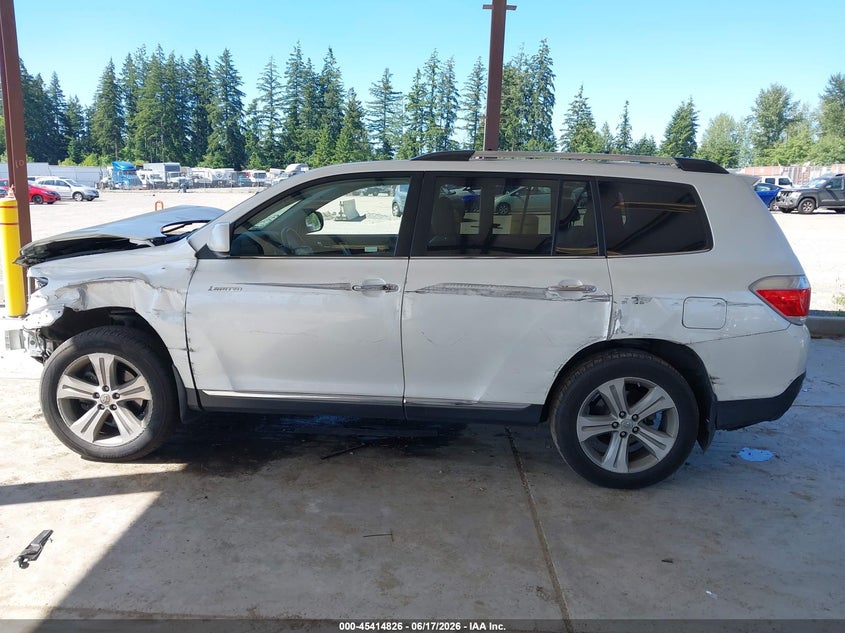 2012 Toyota Highlander Limited V6 VIN: 5TDDK3EH4CS163327 Lot: 45414826
