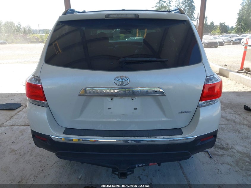 2012 Toyota Highlander Limited V6 VIN: 5TDDK3EH4CS163327 Lot: 45414826