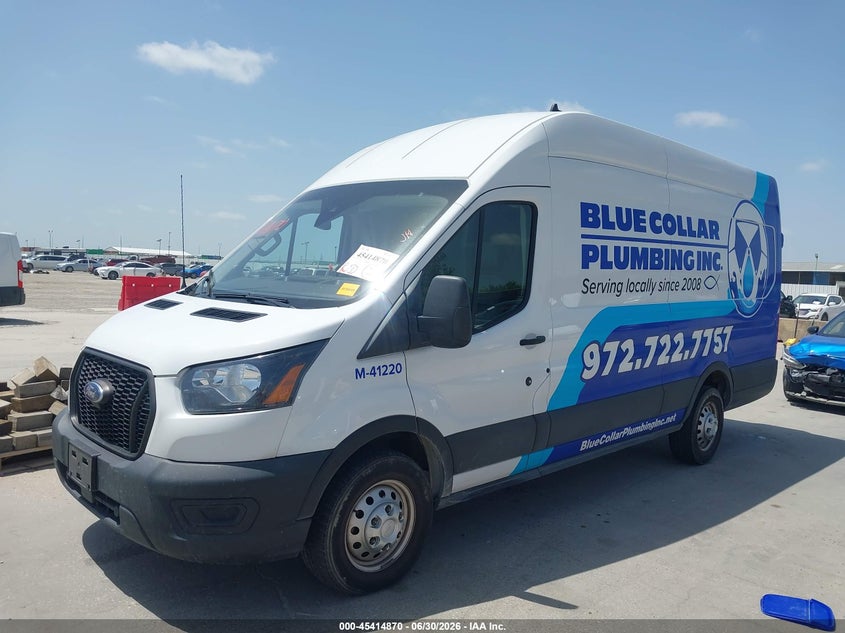 Vin: 1ftbr3u83pkb37903, lot: 45912892, ford transit-250 cargo van 20232