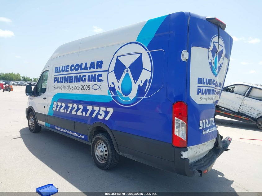 Vin: 1ftbr3u83pkb37903, lot: 45912892, ford transit-250 cargo van 20233