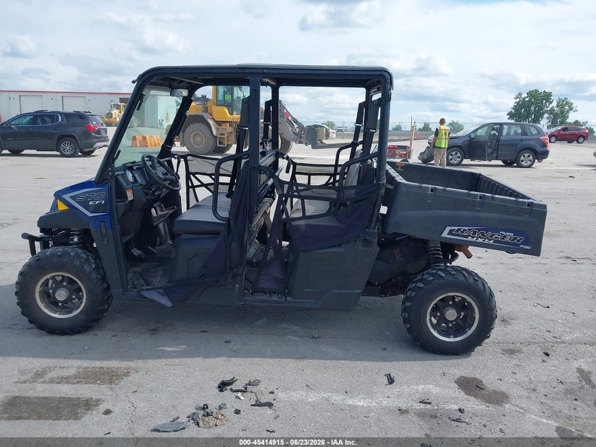 2018 Polaris Ranger Crew 570-4 Eps VIN: 3NSRNE579JE370043 Lot: 45414915