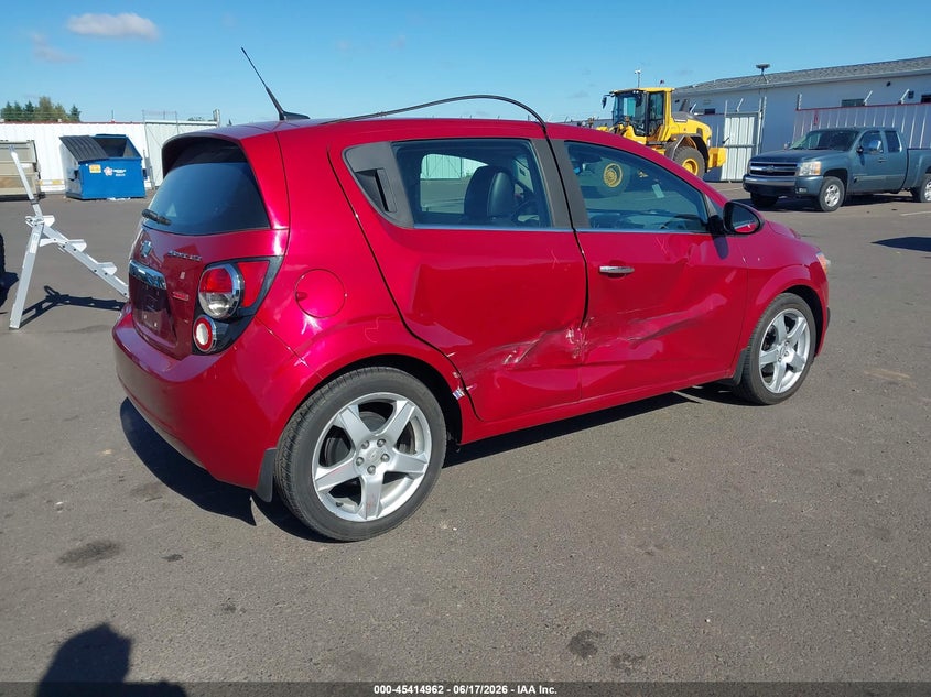 Vin: 1g1je6sb4c4221355, lot: 45912984, chevrolet sonic 2lz 20124