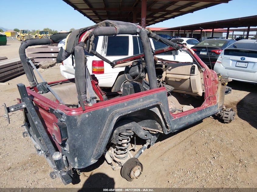 1999 JEEP WRANGLER VIN 1J4FY19S1XP452113 nuotrauka 4