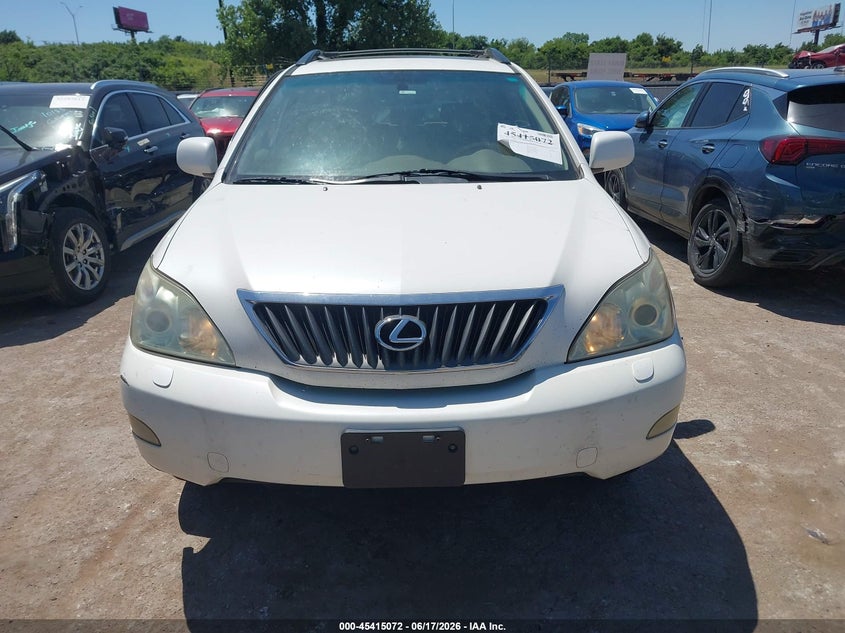2008 LEXUS RX SPORT UTILITY VEHICLE 3.5L V-6 DOHC, VVT, 270HP