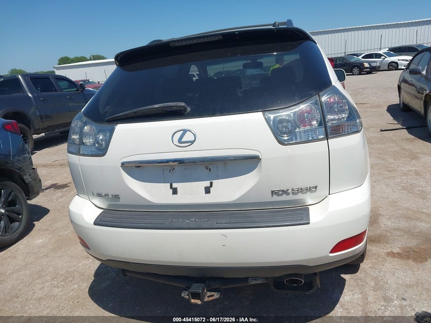 2008 LEXUS RX SPORT UTILITY VEHICLE 3.5L V-6 DOHC, VVT, 270HP
