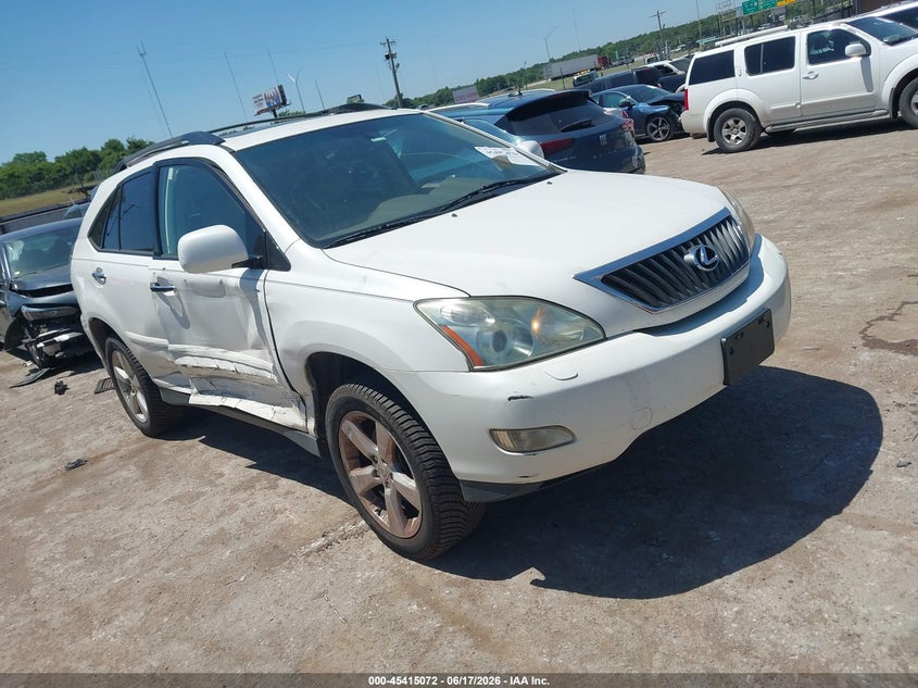 2008 LEXUS RX SPORT UTILITY VEHICLE 3.5L V-6 DOHC, VVT, 270HP
