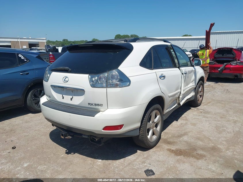 2008 LEXUS RX SPORT UTILITY VEHICLE 3.5L V-6 DOHC, VVT, 270HP