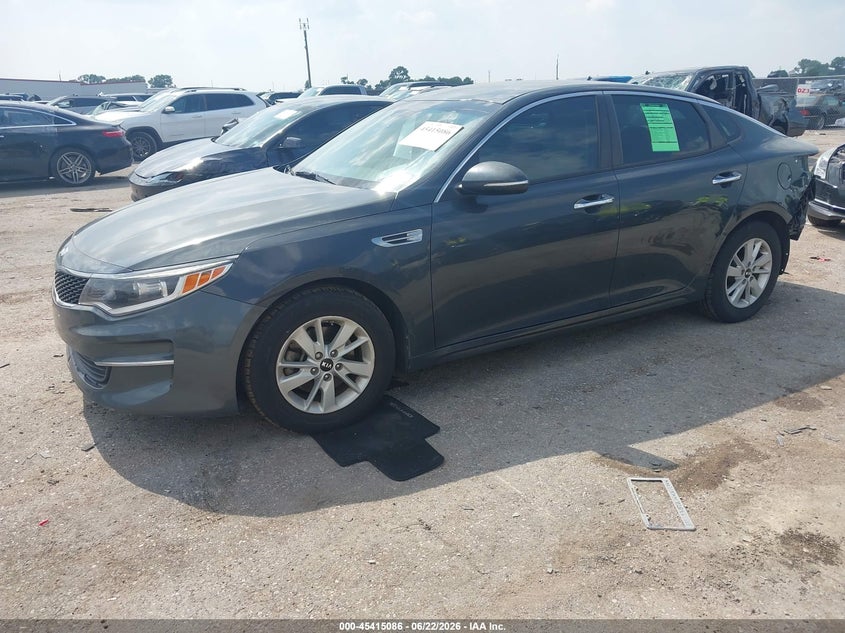 Vin: knagt4l32g5084397, lot: 45913108, kia optima lx 20162