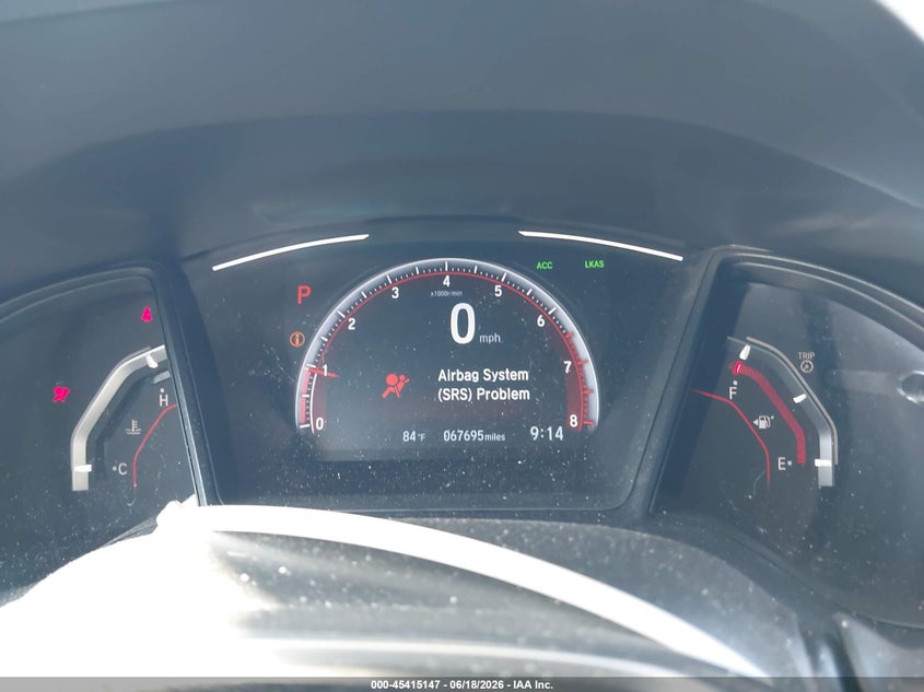 2021 HONDA CIVIC auction photo 7