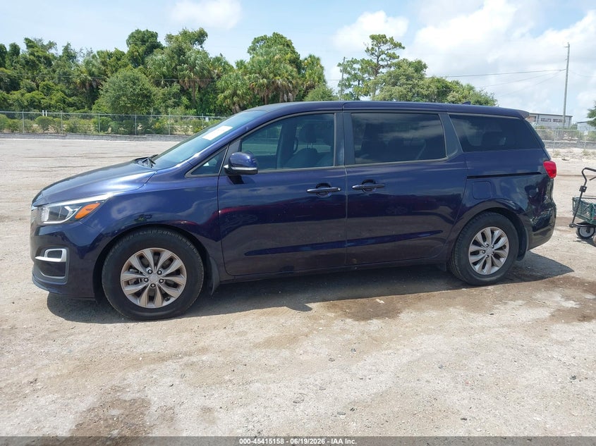 VIN KNDMB5C10K6539375 2019 KIA SEDONA LX