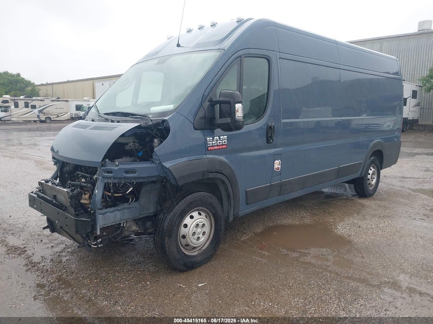 Vin: 3c6urvjg4ke564493, lot: 45913187, ram promaster 3500 cargo van high roof 159 wb ext 20192