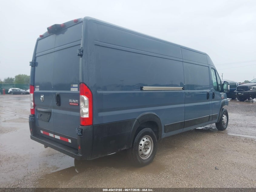 Vin: 3c6urvjg4ke564493, lot: 45913187, ram promaster 3500 cargo van high roof 159 wb ext 20194