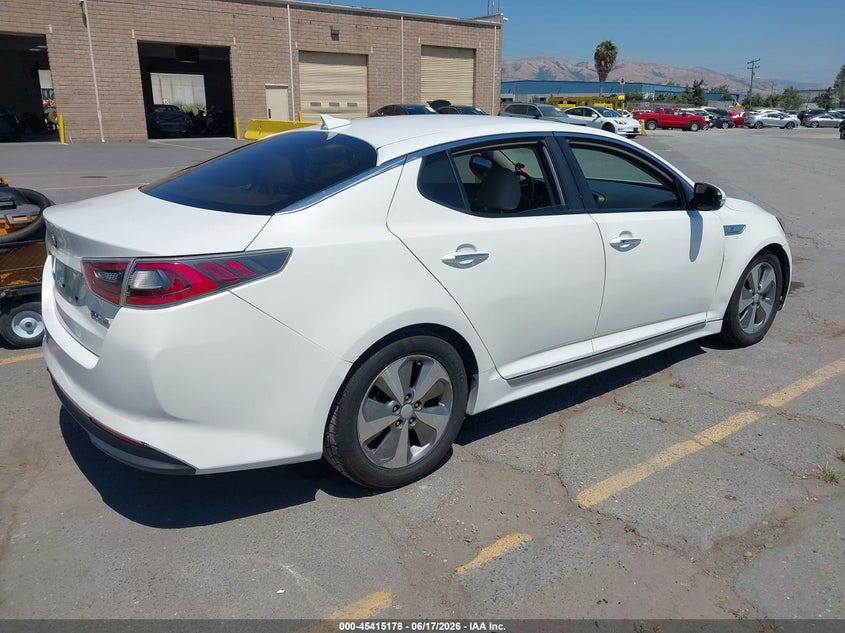 Vin: knagn4ad9f5081078, lot: 45913200, kia optima hybrid ex 20154