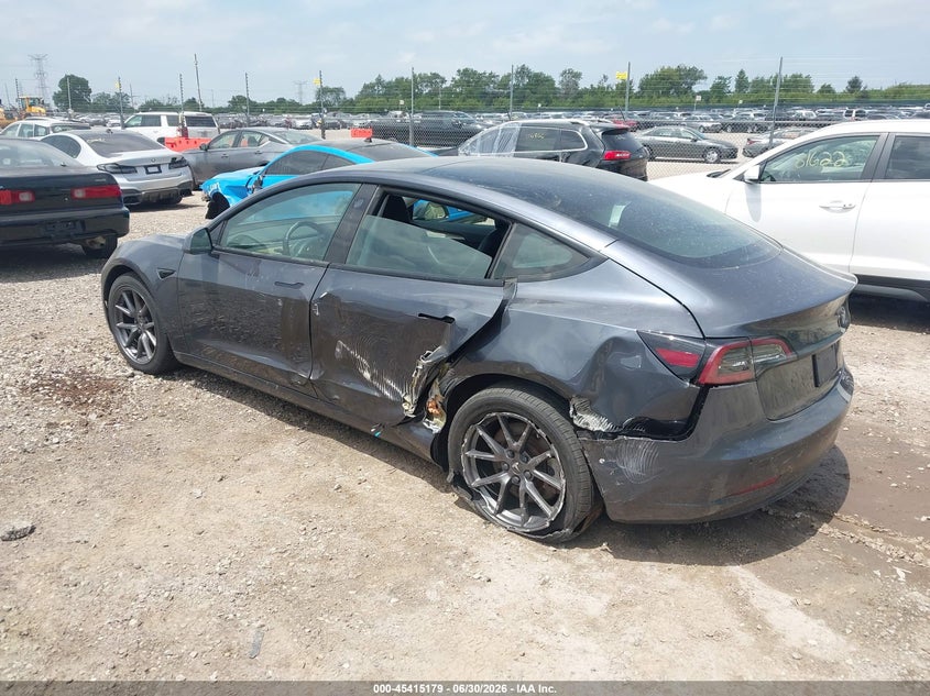 Vin: 5yj3e1ea9mf030319, lot: 45913201, tesla model 3 standard range plus rear-wheel drive 20213