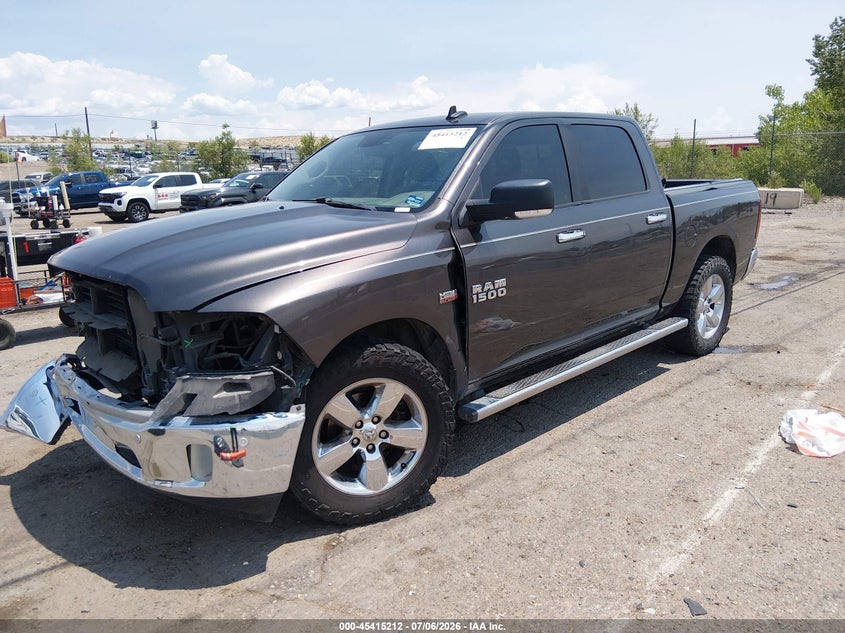 Vin: 3c6rr7lt2hg790671, lot: 45913234, ram 1500 big horn  4x4 5'7 box 20172